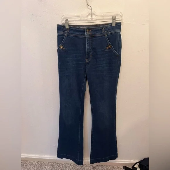 Pilcro and the Letterpress Waist 28" Bootcut Medium Wash - Picture 2 of 5